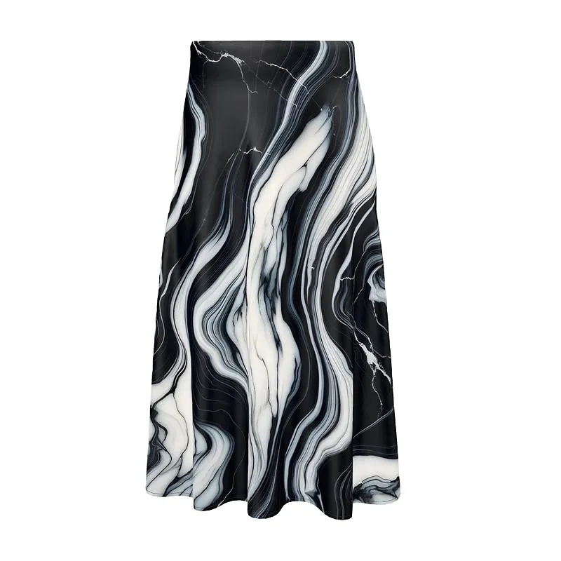 Marble Midi Skirt