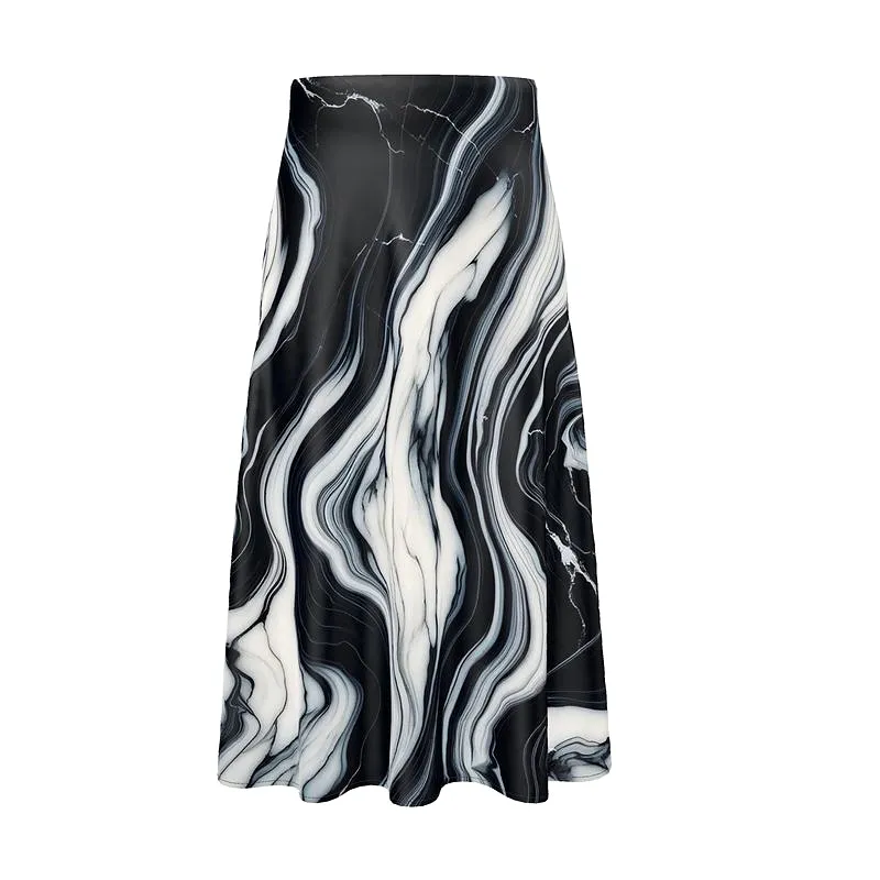 Marble Midi Skirt