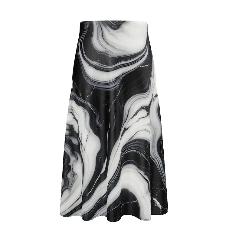 Marble Midi Skirt