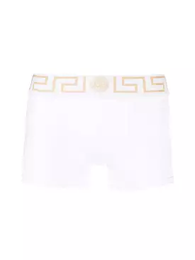 Medusa Greek Key waistband boxer shorts