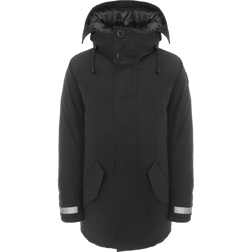 Mens Canada Goose Black Label Edgewood Parka in Black