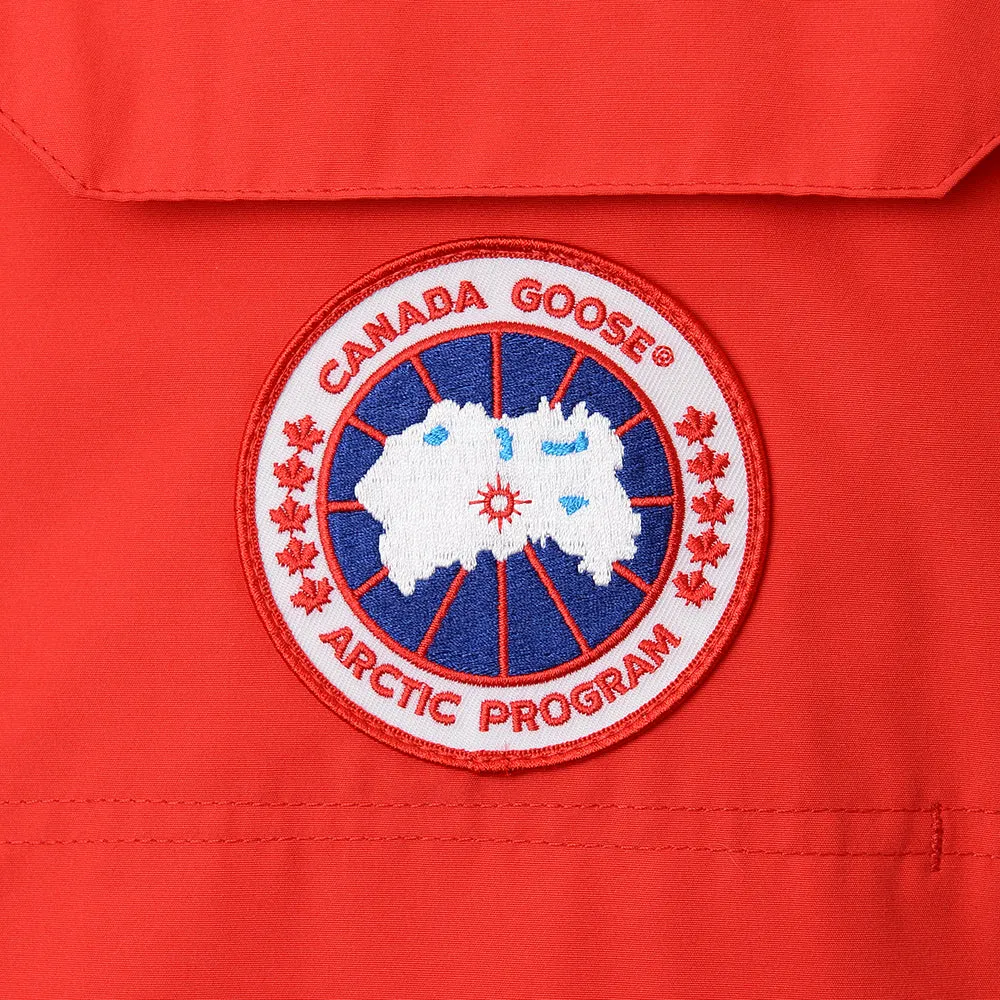 Mens Canada Goose Expedition Parka in Red