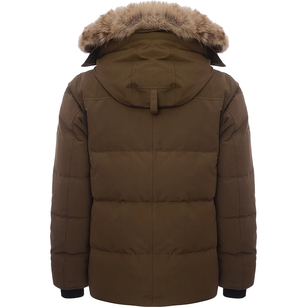 Mens Canada Goose Wyndham Parka in Green