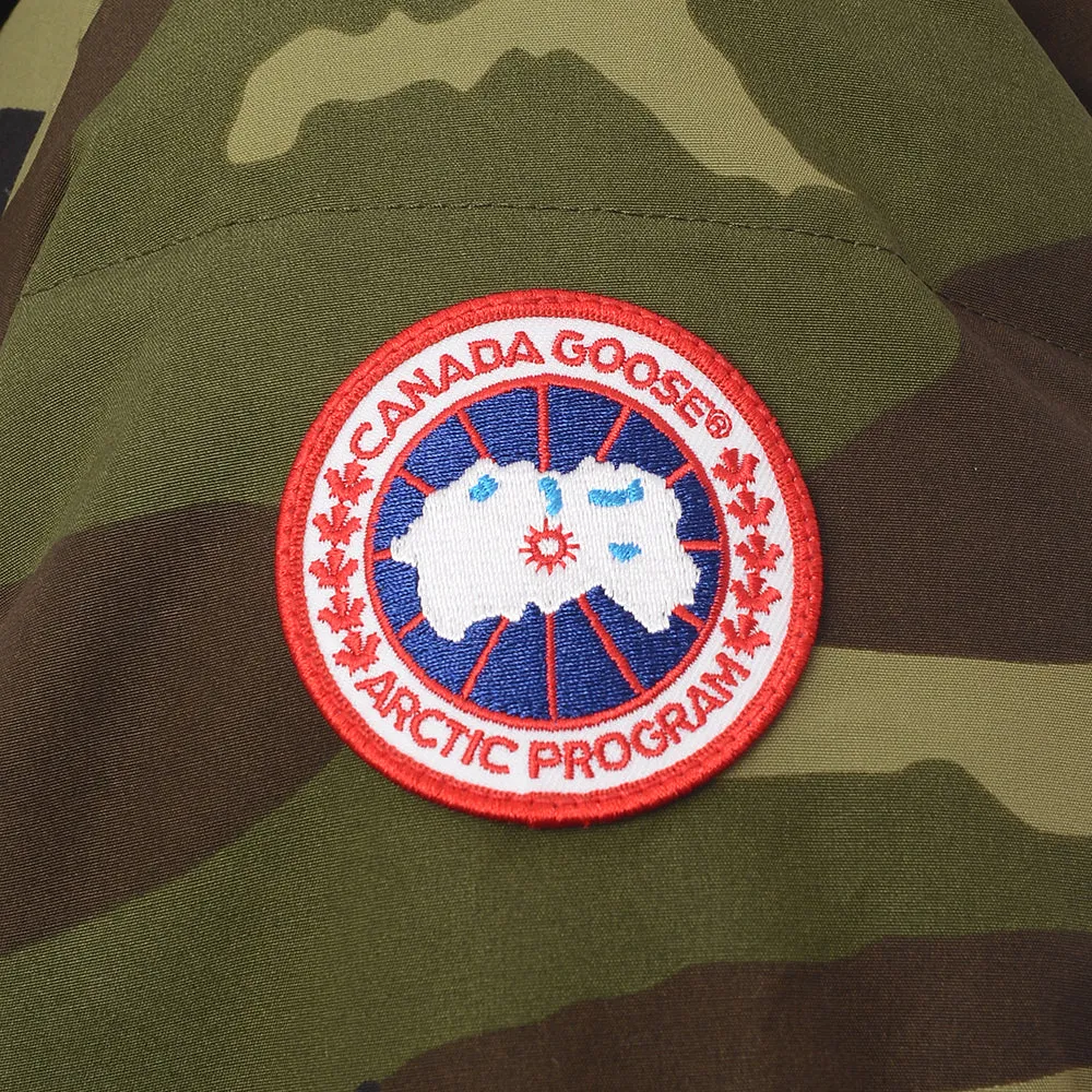 Mens Canada Goose Wyndham Parka in White