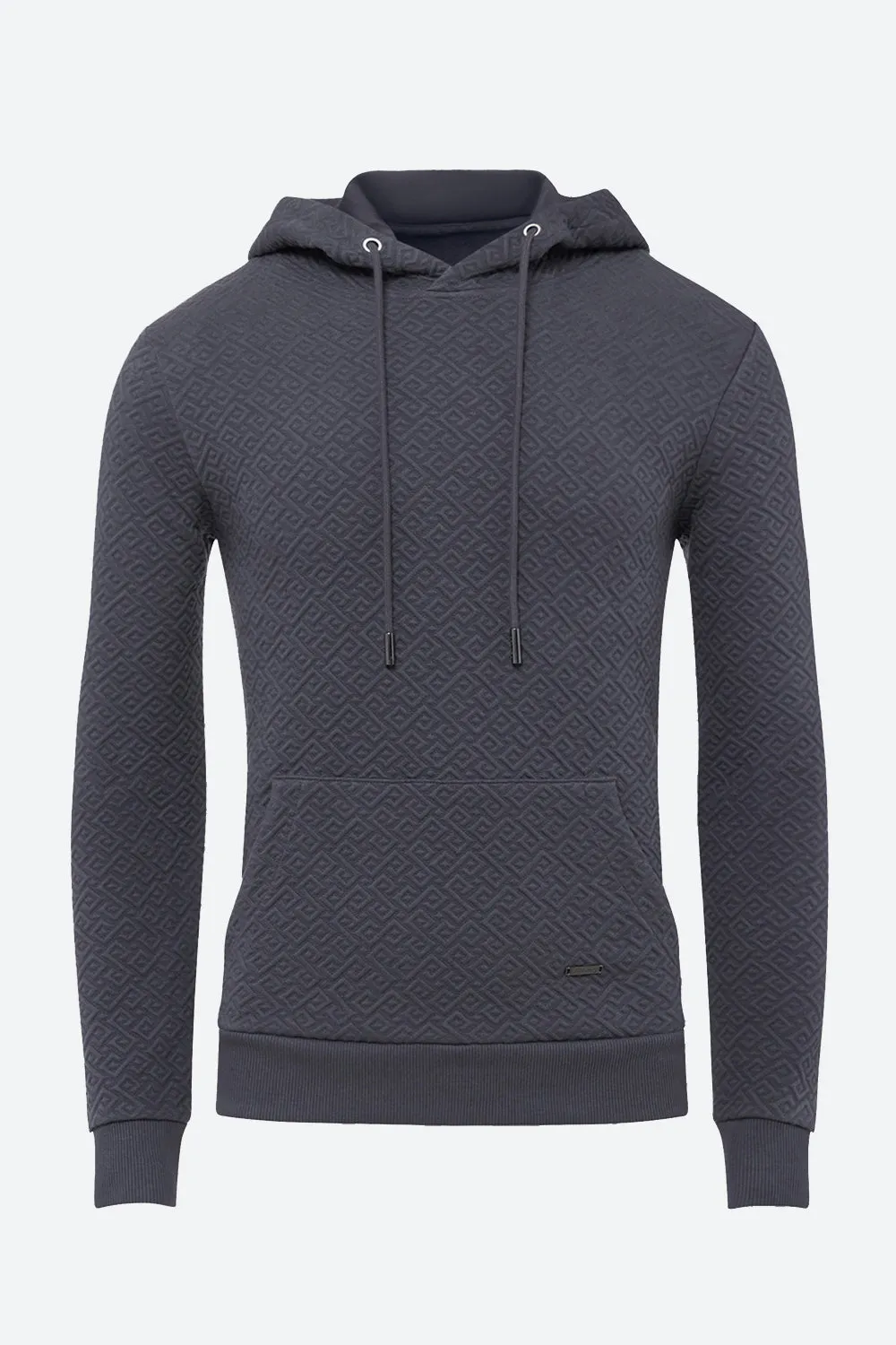 Men's Gorriti Gaucho Pattern Hoodie in Slate