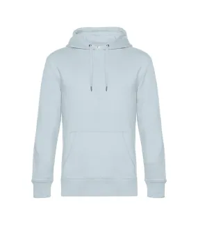 Mens king hoodie sky blue B&C