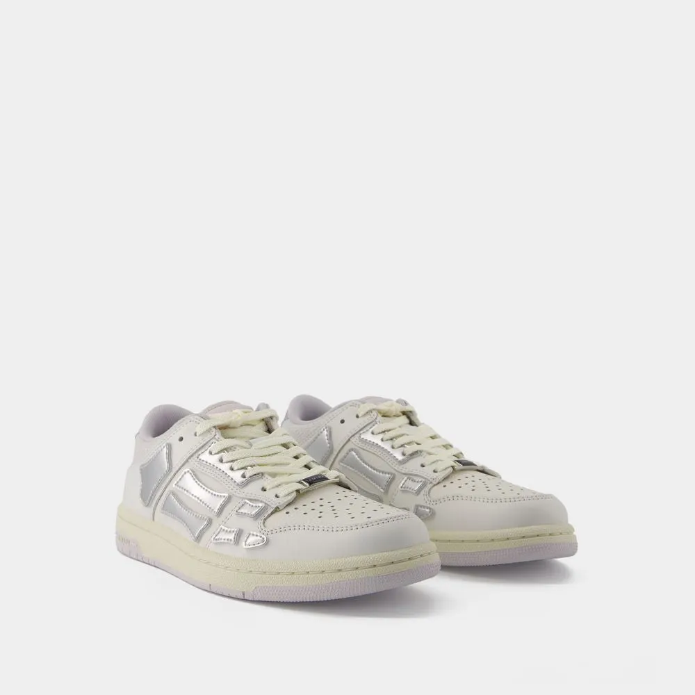 METALLIC SKEL TOP LOW SNEAKERS