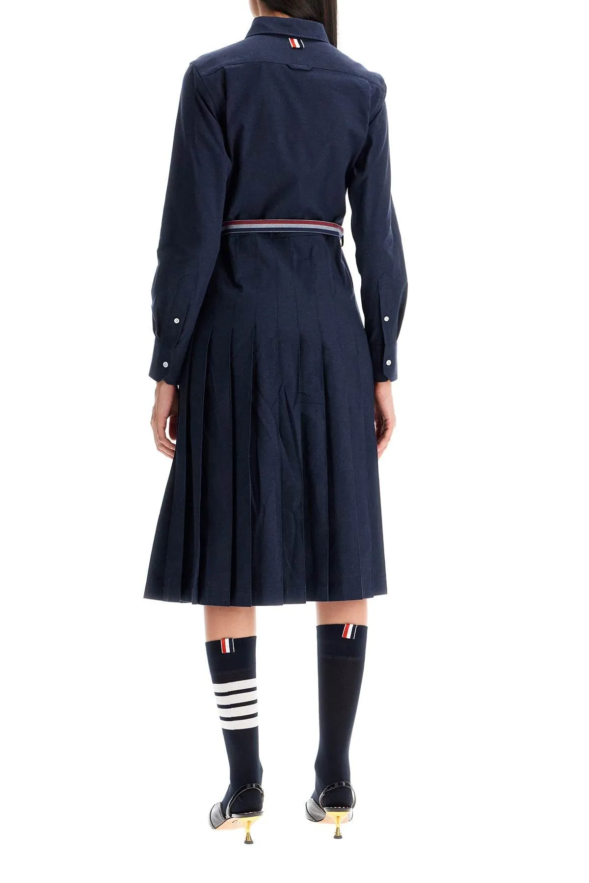 MIDI SHIRT DRESS WITH BELT