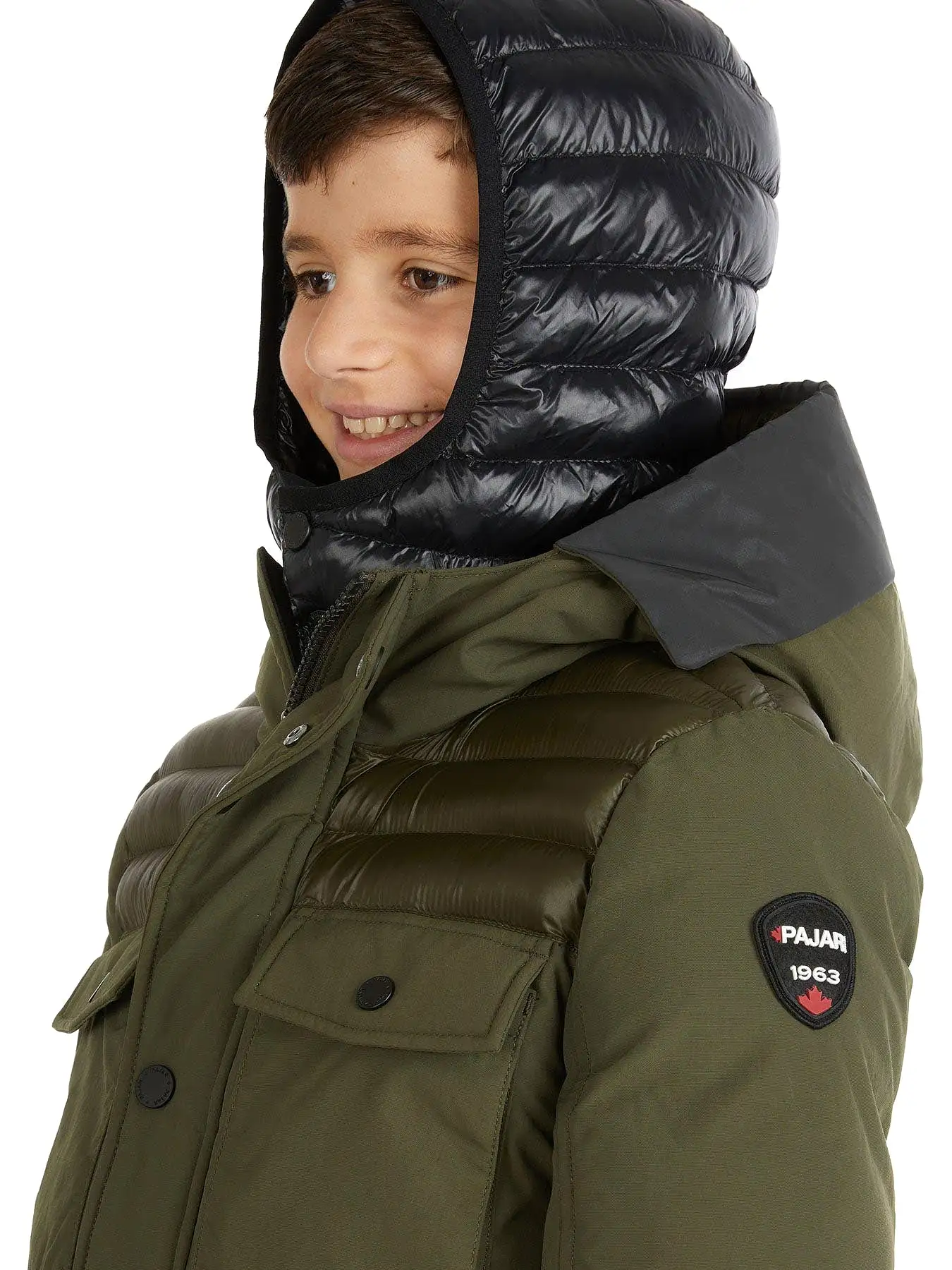 Mikkel Boys' Mixed-Media Parka