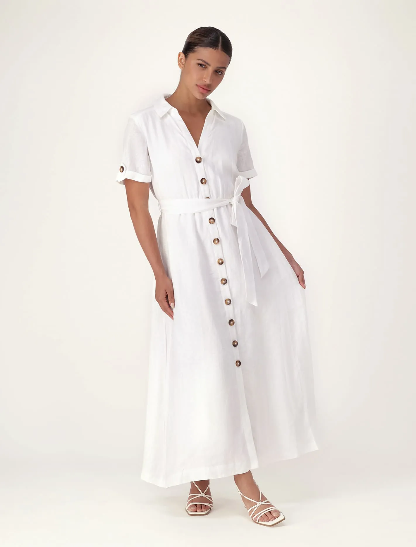 Milla Belted Shirt Dress