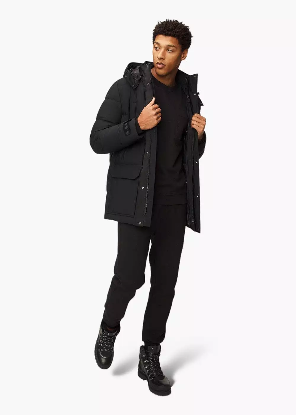 Moose Knuckles Parka Valleyfield Noir