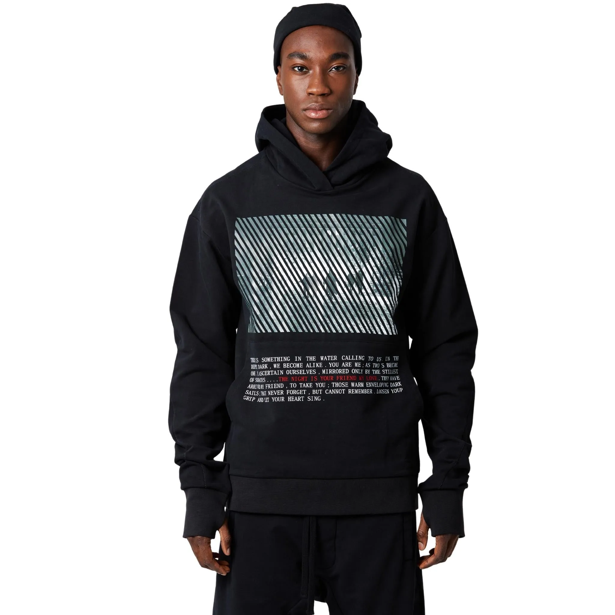 MS152 BLK HOODIE