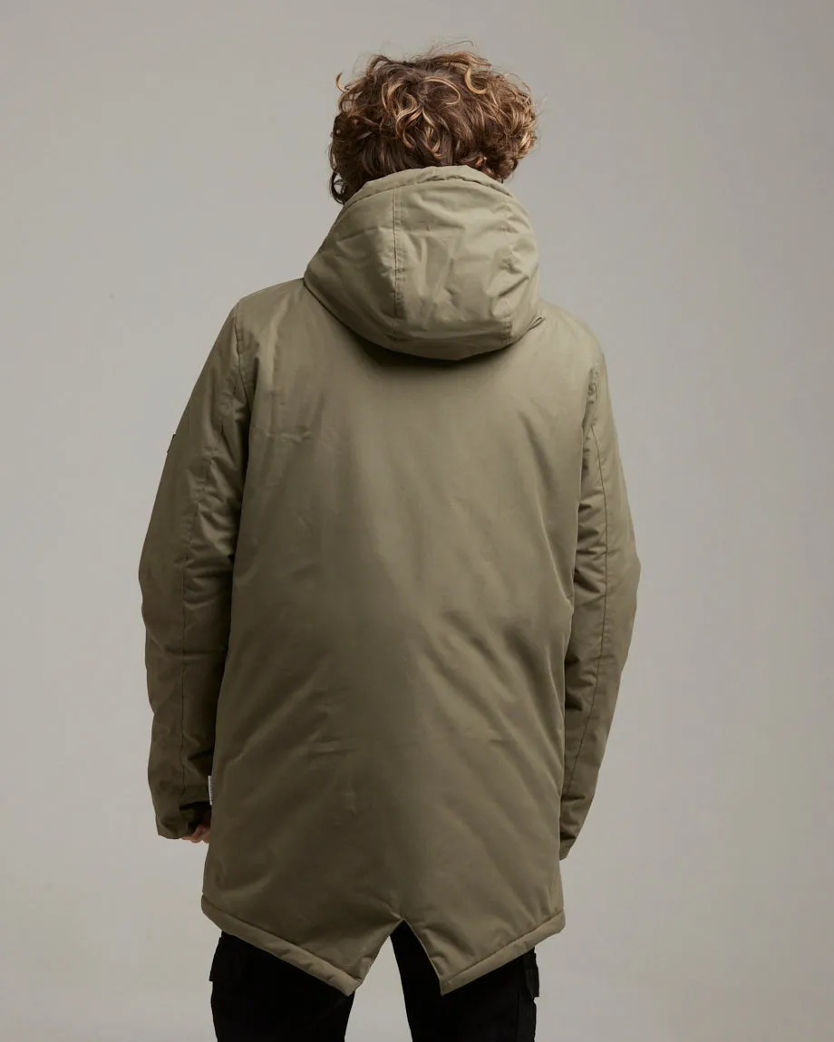 NEVADA MEN'S LONGLINE PARKA | KHAKI