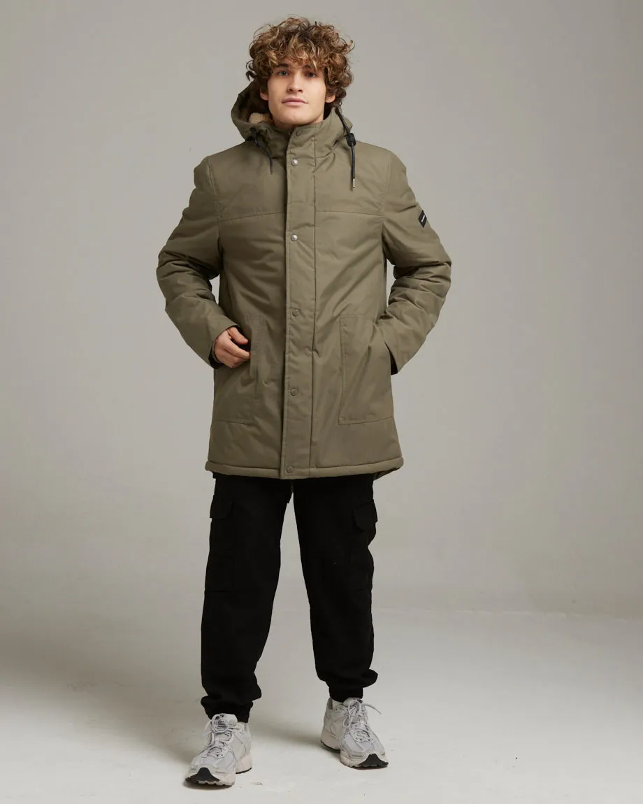 NEVADA MEN'S LONGLINE PARKA | KHAKI