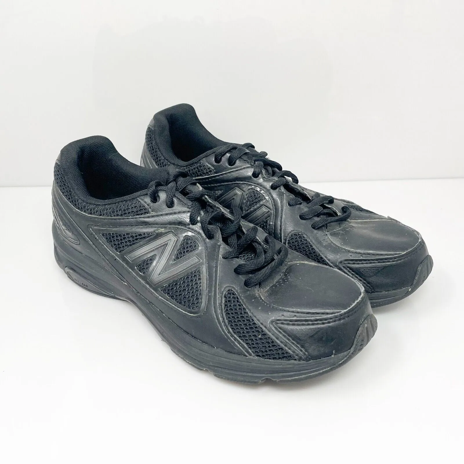 New Balance Womens 847 WW847BK Black Running Shoes Sneakers Size 8 B