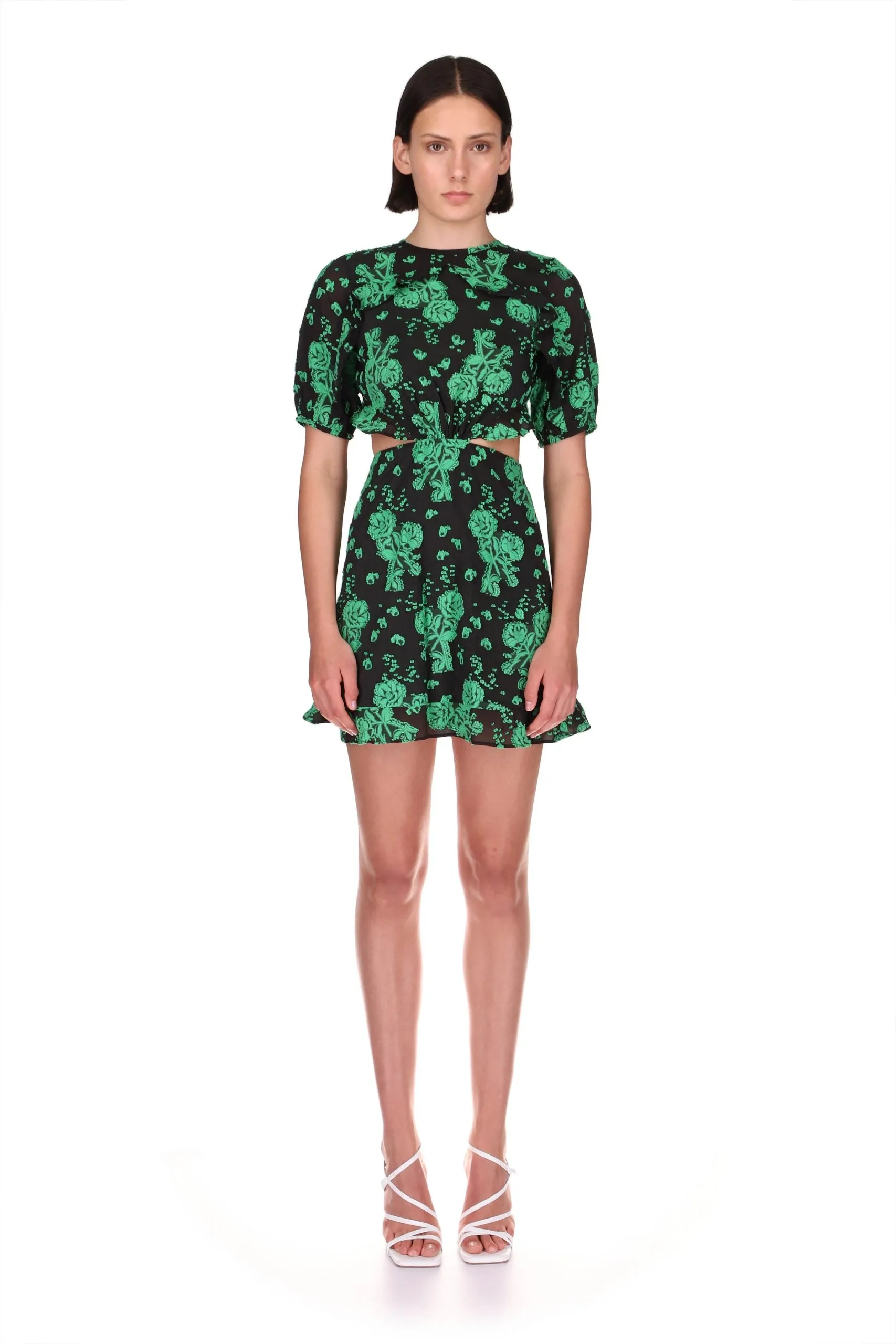 Nicola Finetti Carol Dress - Black/Green