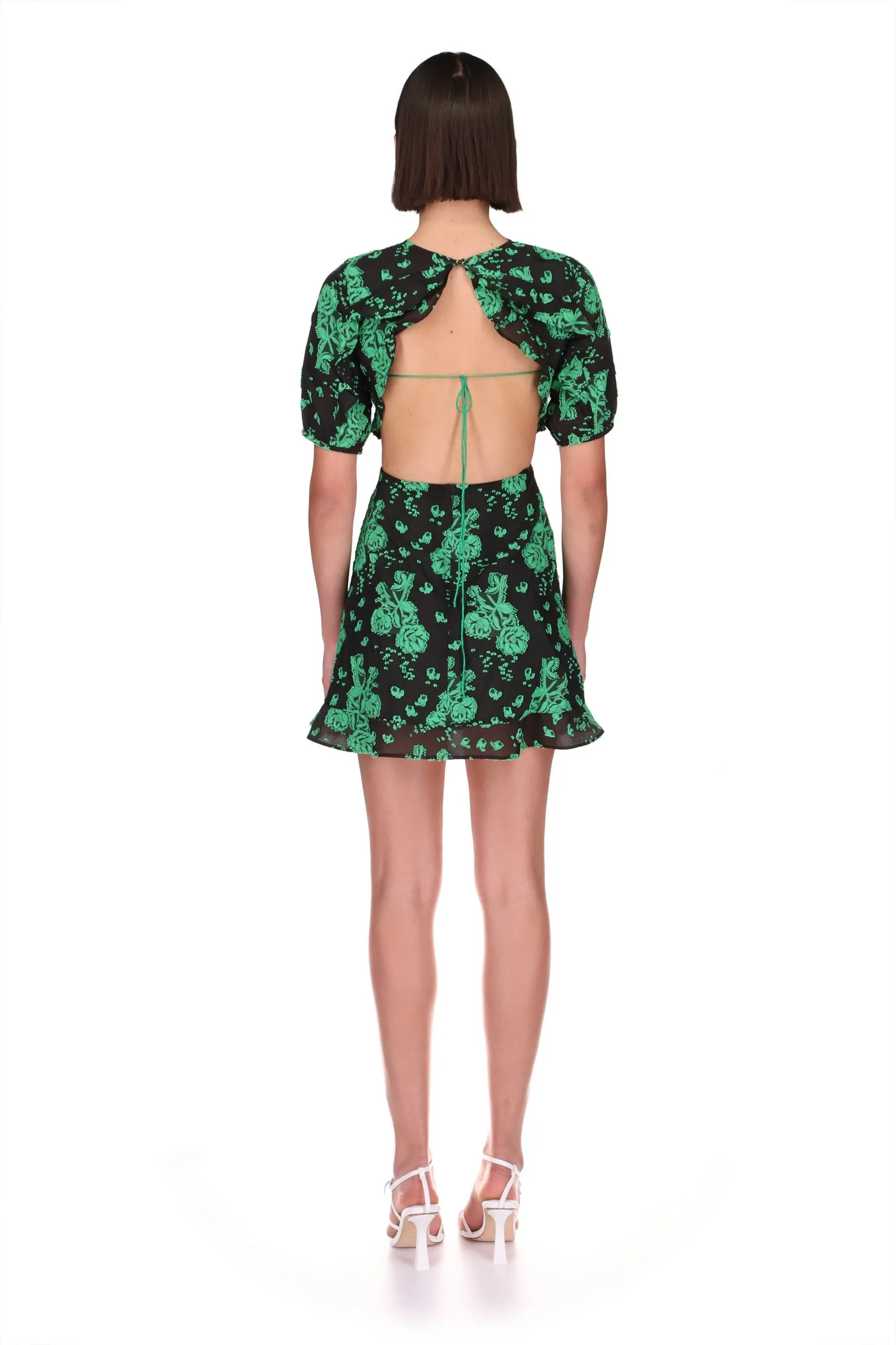 Nicola Finetti Carol Dress - Black/Green