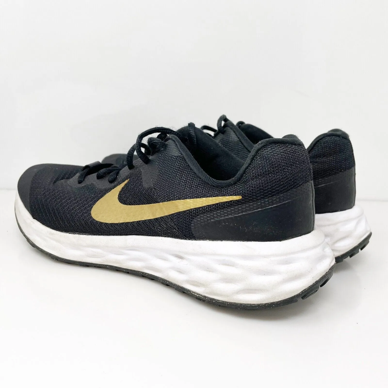 Nike Boys Revolution 6 DD1096-002 Black Running Shoes Sneakers Size 7Y