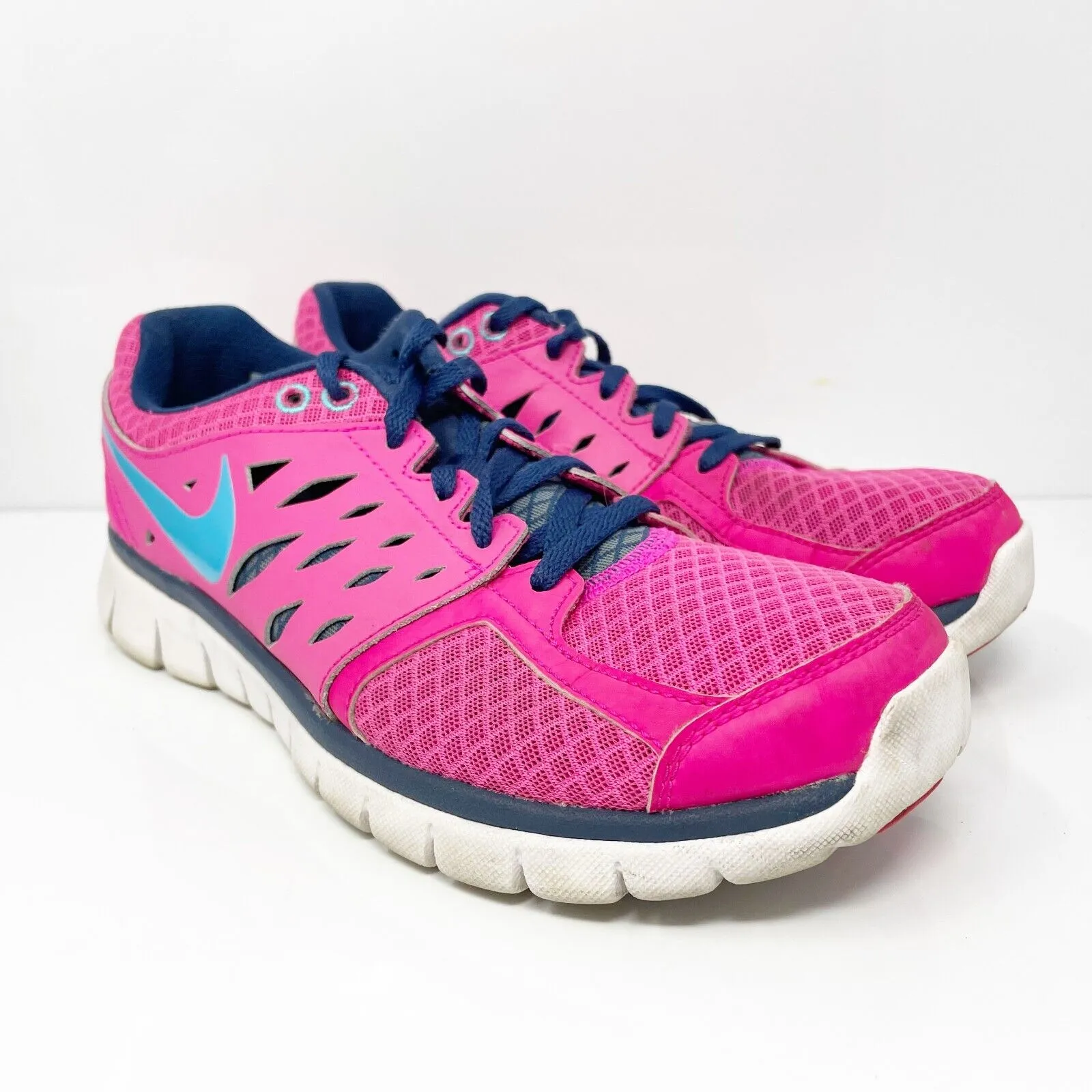 Nike Womens Flex 2013 Run 580440-601 Pink Running Shoes Sneakers Size 8