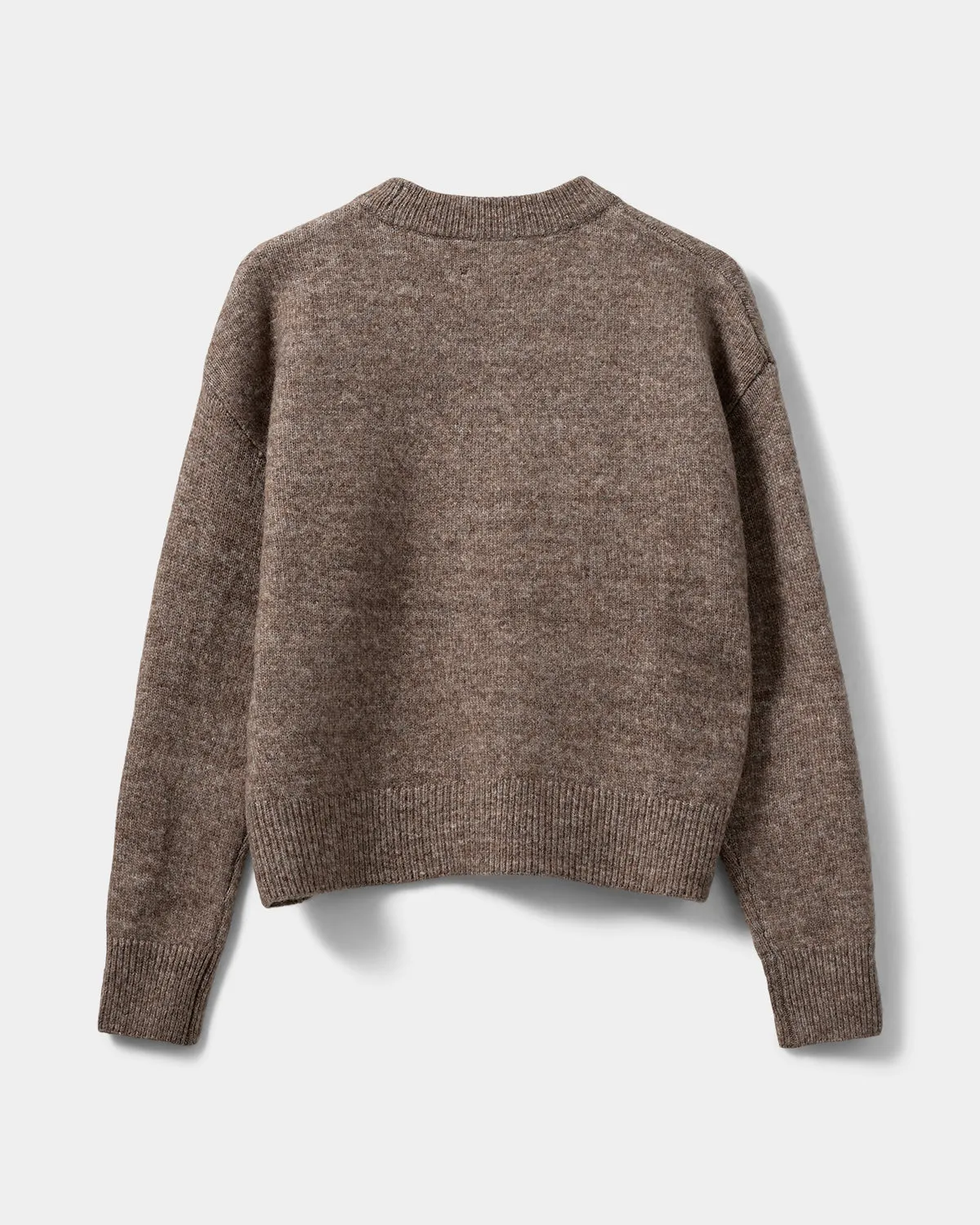 NIMASW SWEATER - Brown melange