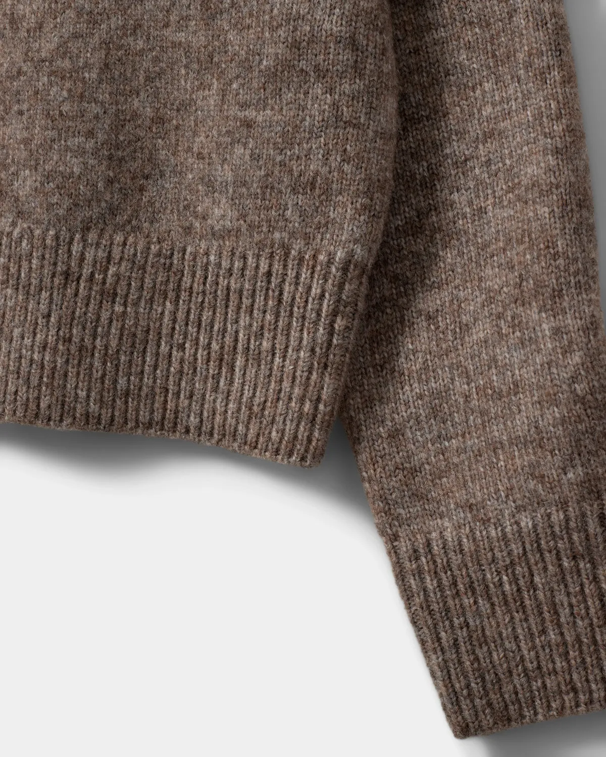 NIMASW SWEATER - Brown melange