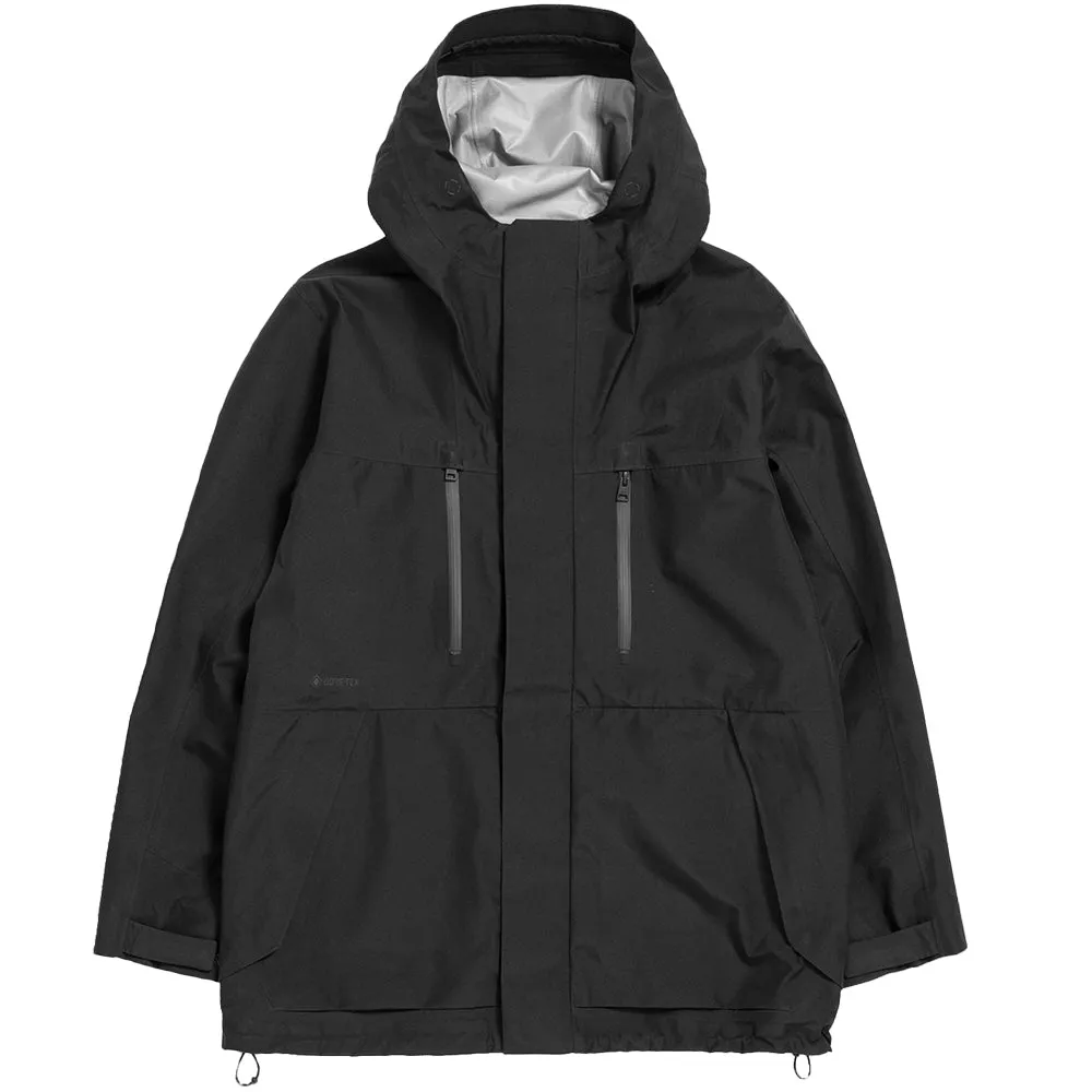 Norse Projects Men's Black Hooded Gore Parka