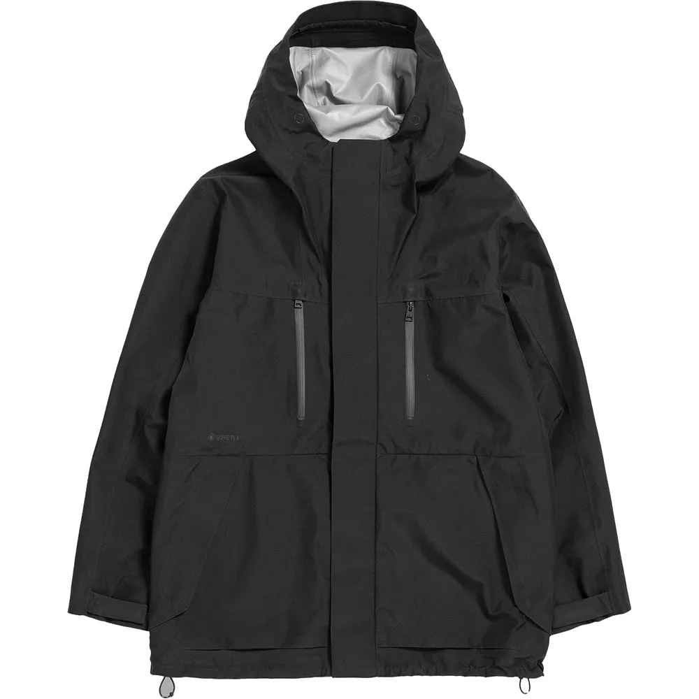 Norse Projects Men's Black Hooded Parka Gore-Tex Shell