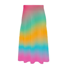 Ombre Midi Skirt