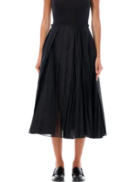 ORGANDY MIDI SKIRT