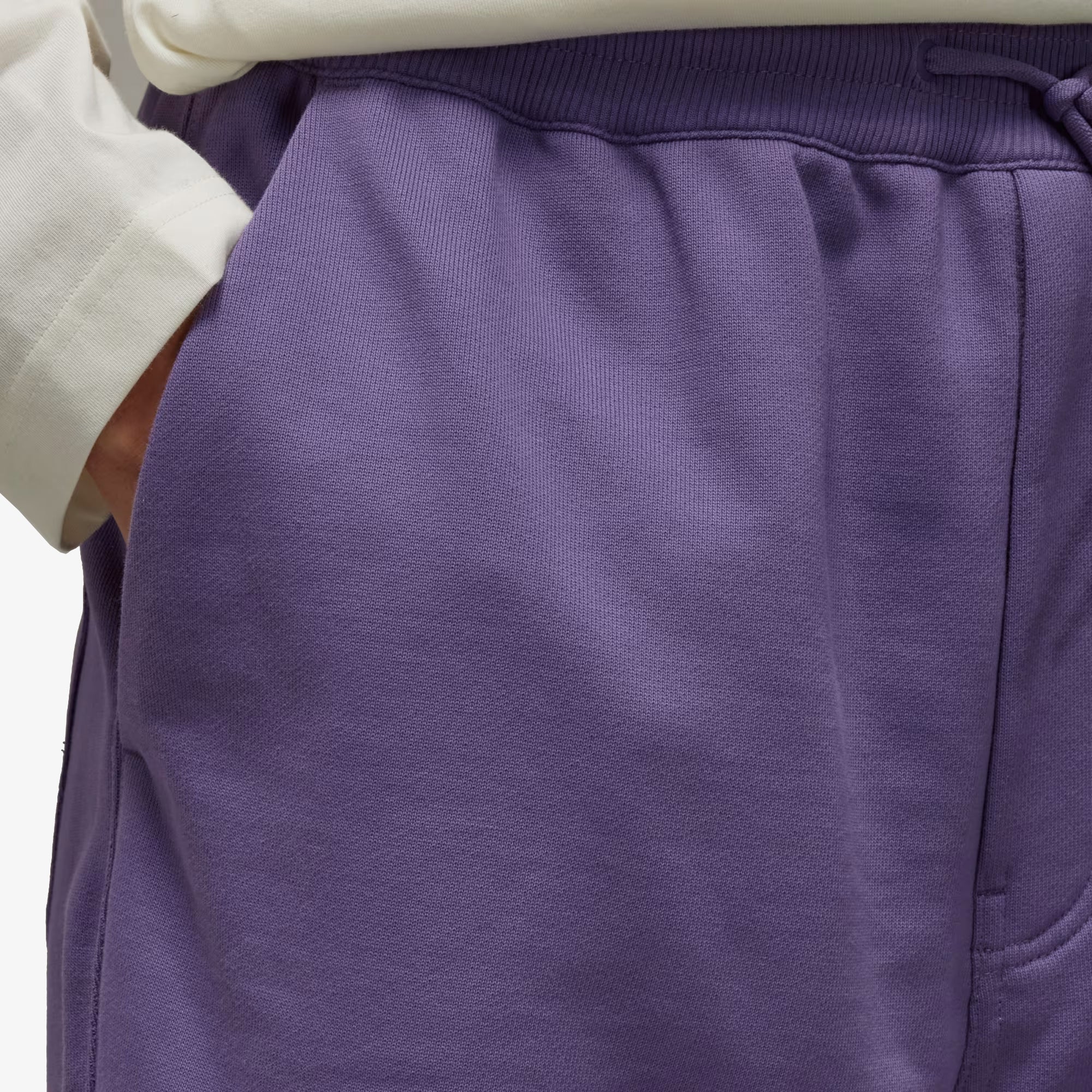 ORGANIC COTTON TERRY SHORTS 'TECH PURPLE'