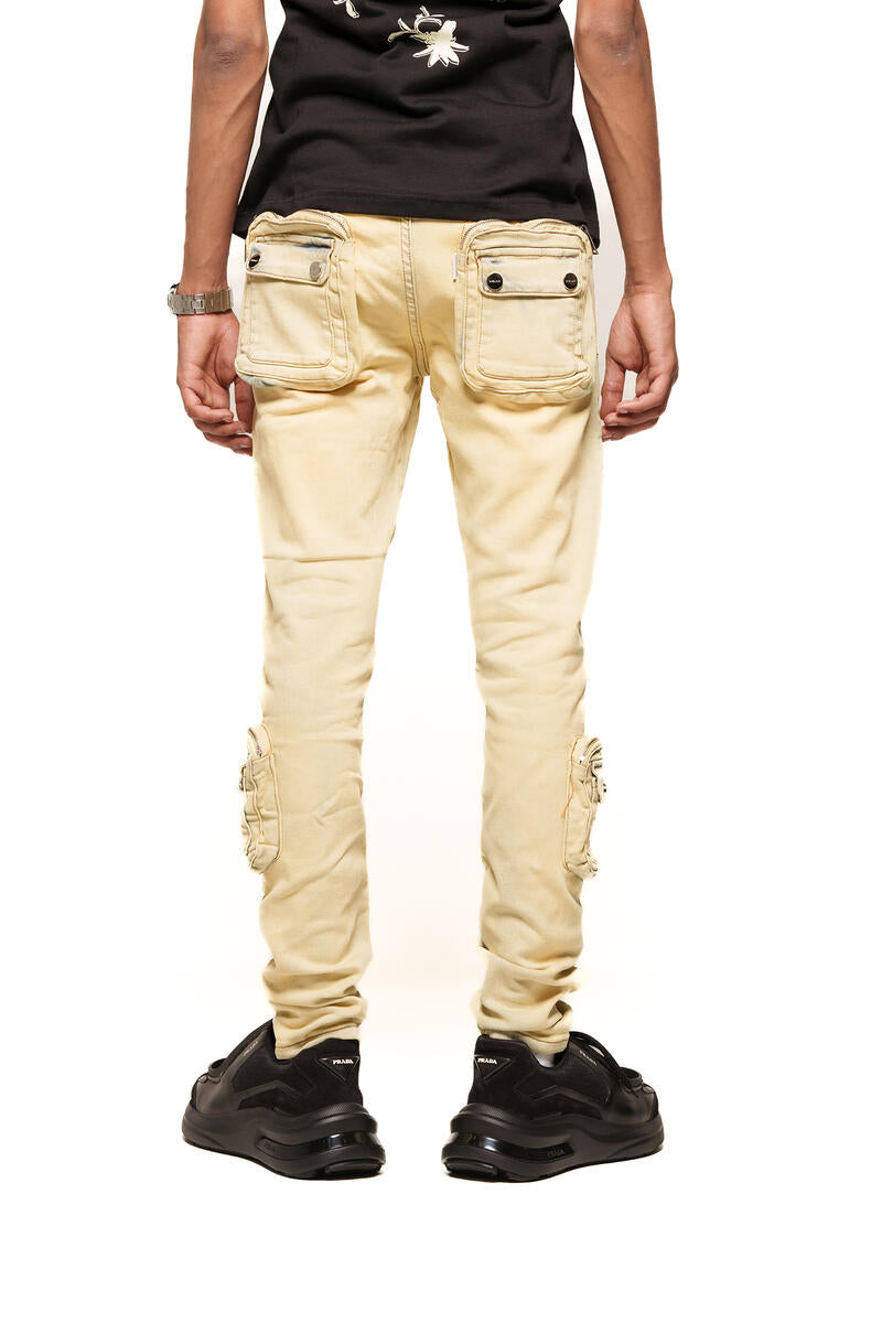 PHEELINGS TIME DON'T WAIT CARGO SKINNY DENIM (SAND BLUE)