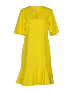 Pinko Women Short dress Yellow 12 UK