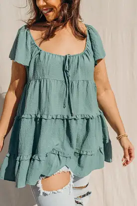 PLUS SIZE Estelle Babydoll Tunic Top