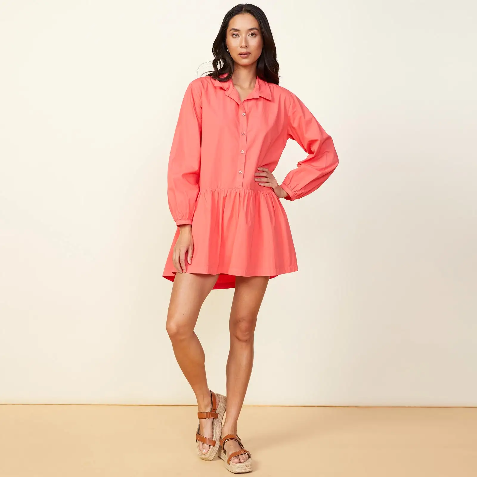 Poplin Easy Shirt Dress