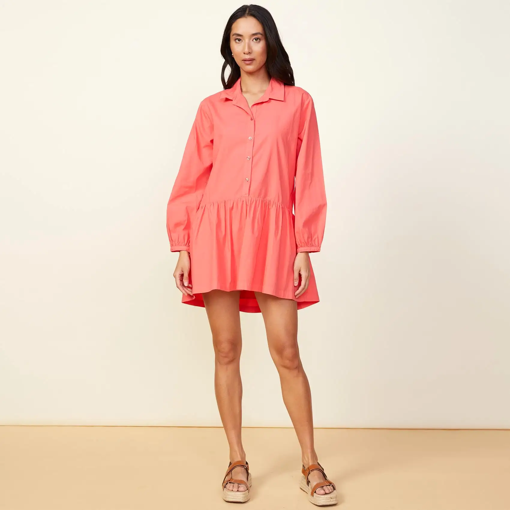 Poplin Easy Shirt Dress