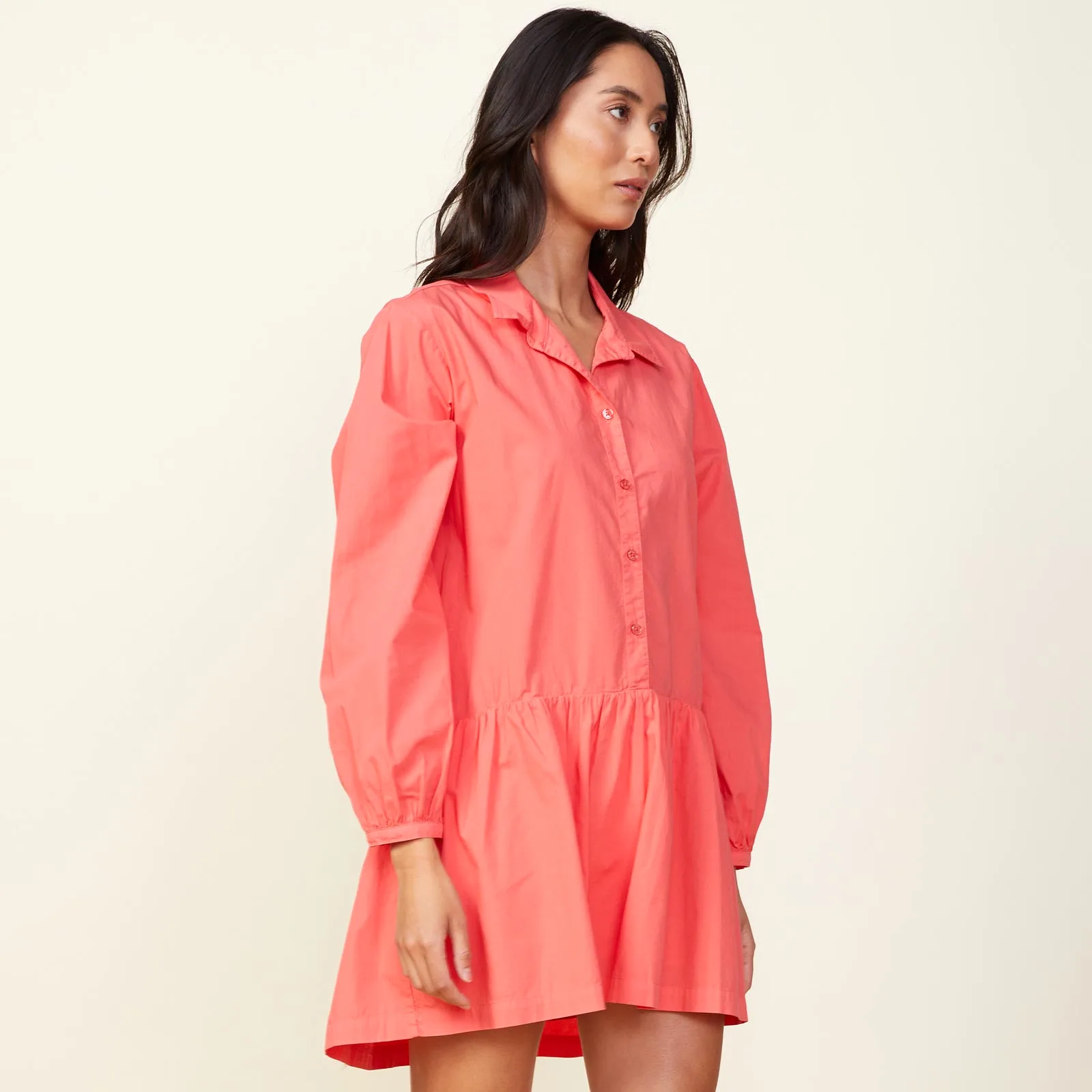 Poplin Easy Shirt Dress