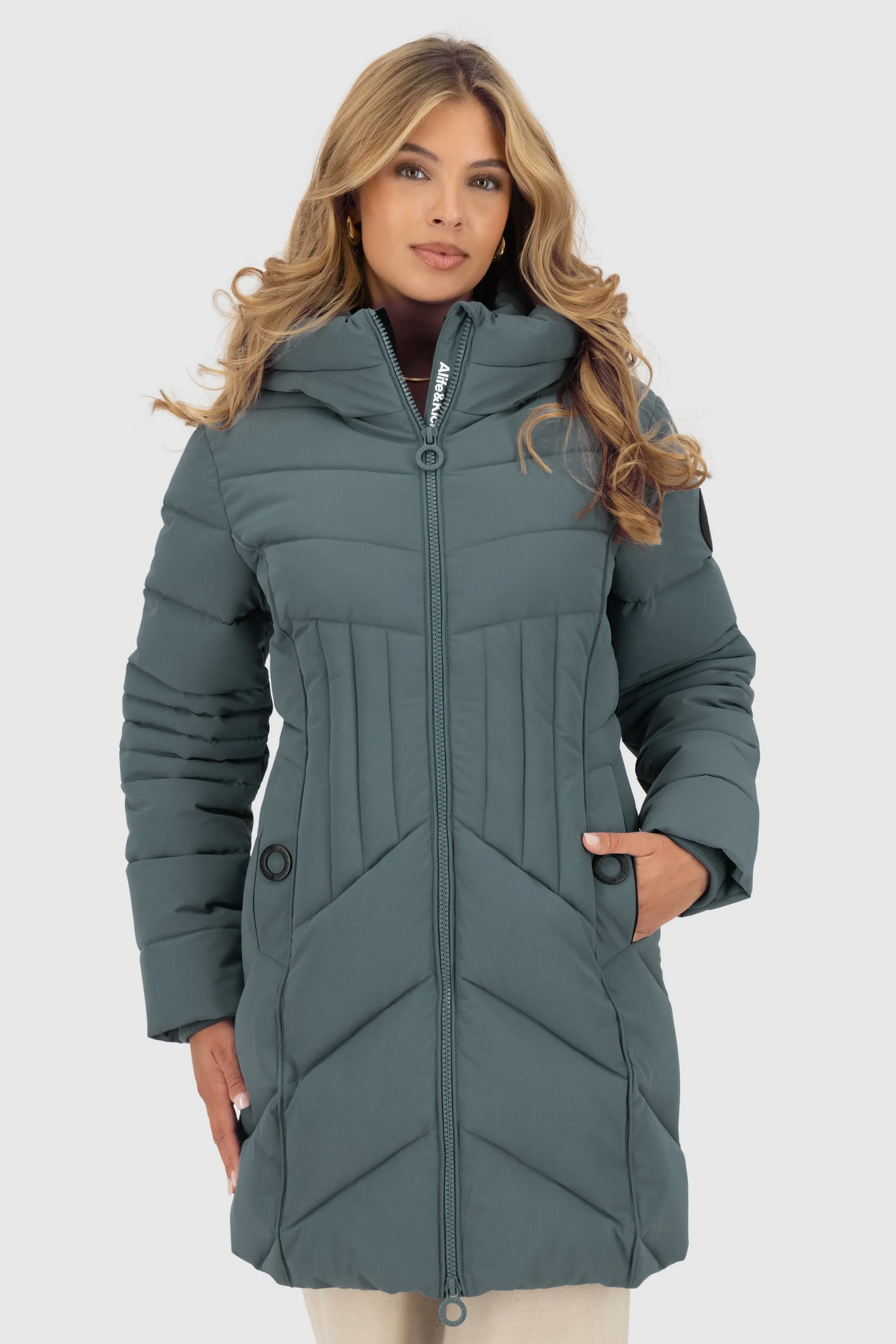 PriscillaAK A Puffer Parka Hellblau