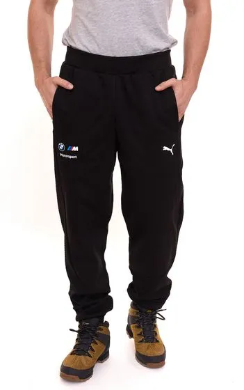 PUMA BMW MMS men s jogging pants, casual men s sweat pants with elastic waistband 535866 01 black