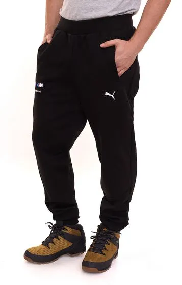 PUMA BMW MMS men s jogging pants, casual men s sweat pants with elastic waistband 535866 01 black