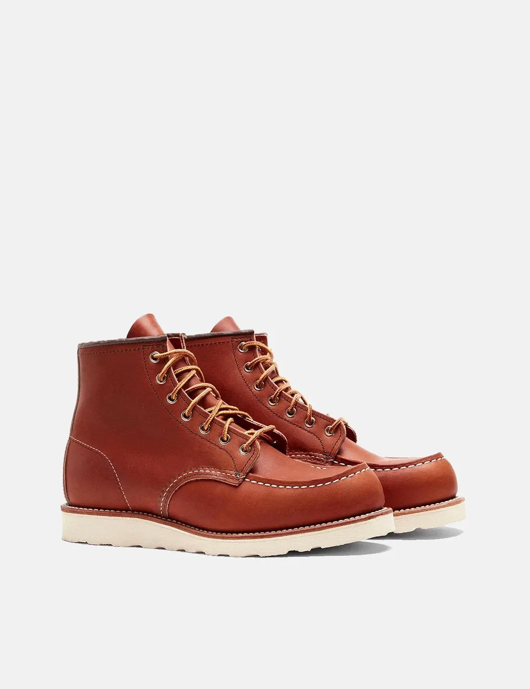 Red Wing Heritage Work 6 Moc Toe Boots (875) - Tan