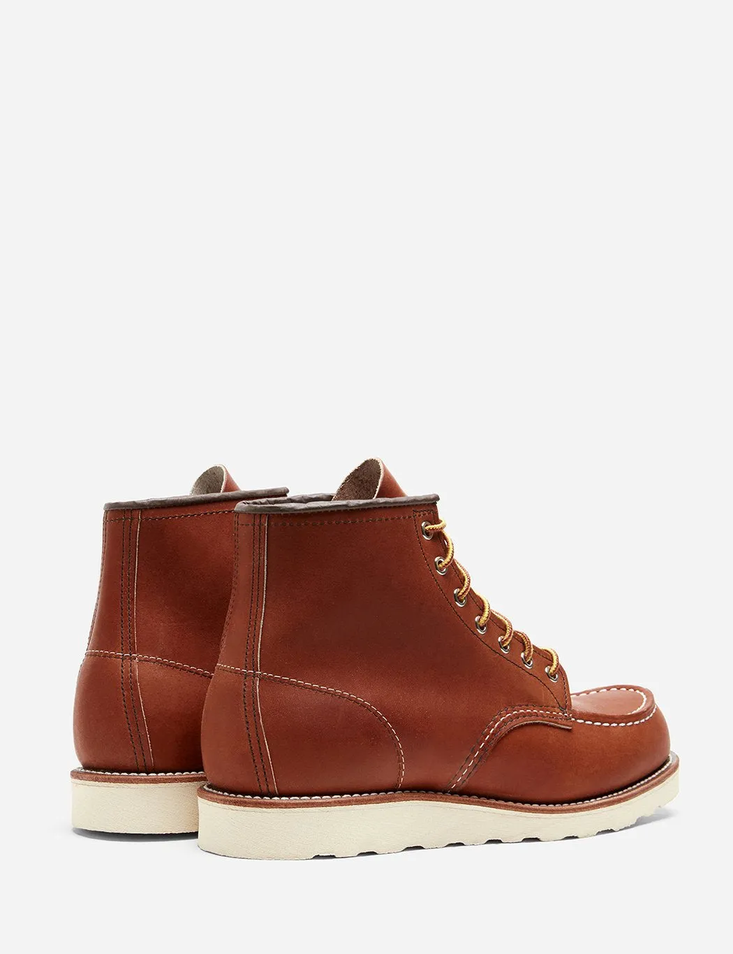 Red Wing Heritage Work 6 Moc Toe Boots (875) - Tan