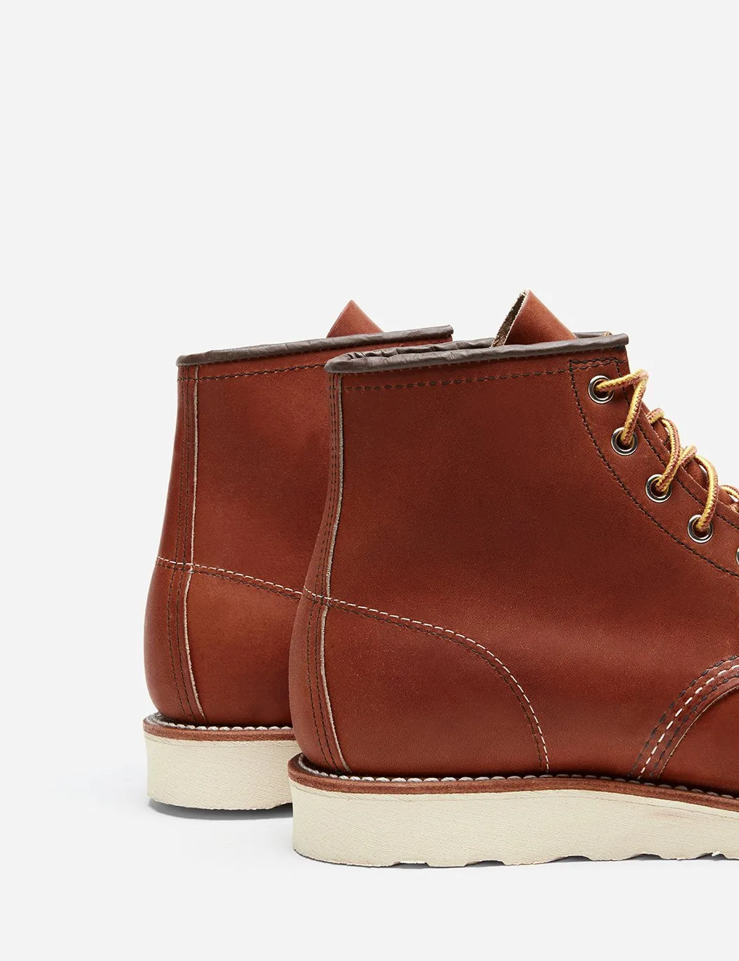 Red Wing Heritage Work 6 Moc Toe Boots (875) - Tan