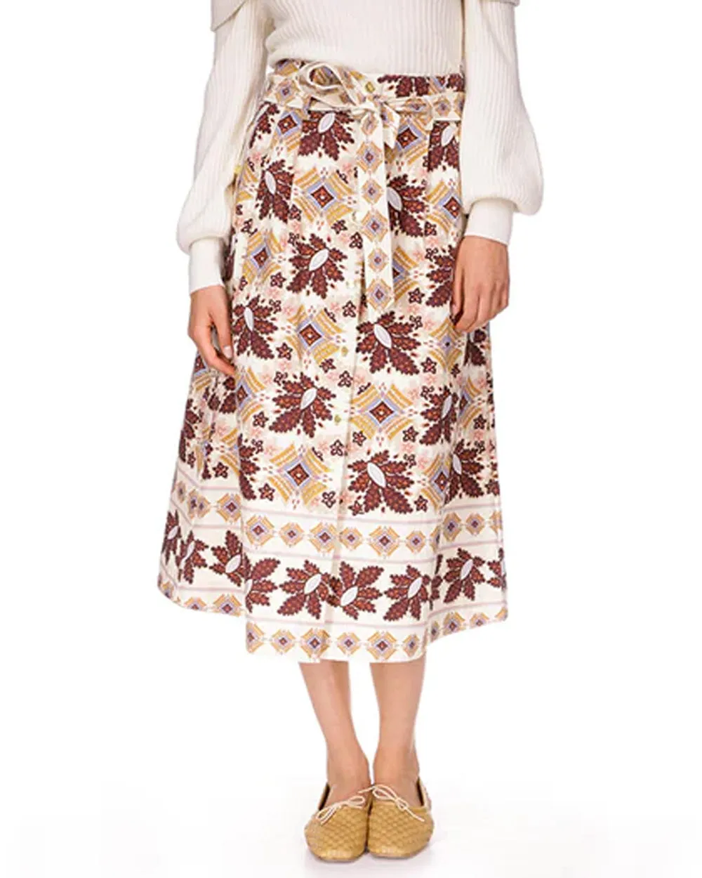 Retro Floral Oslo Skirt