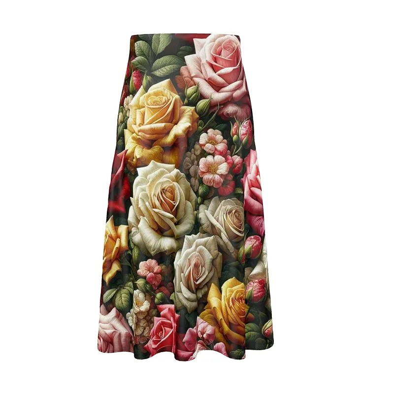 Rosy Midi Skirt