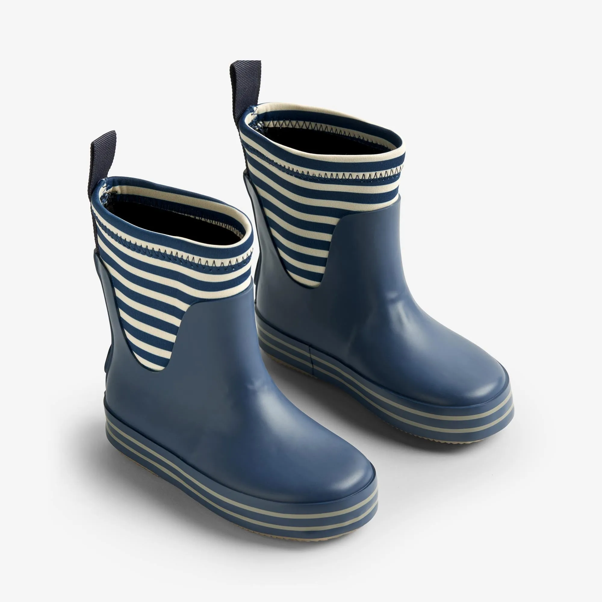 Rubber Boot Mist - indigo stripe