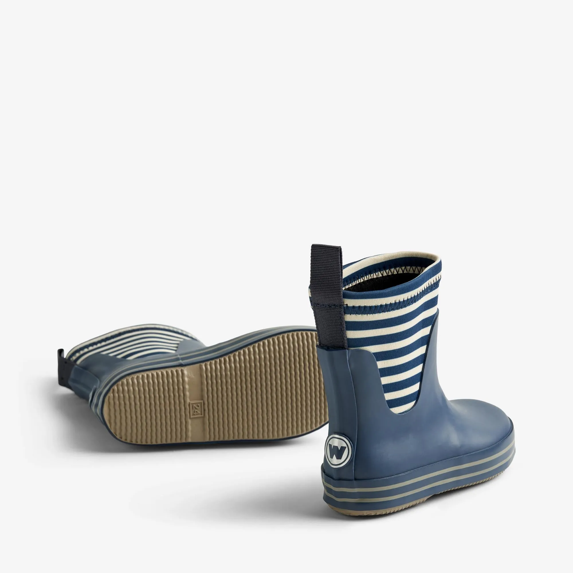 Rubber Boot Mist - indigo stripe