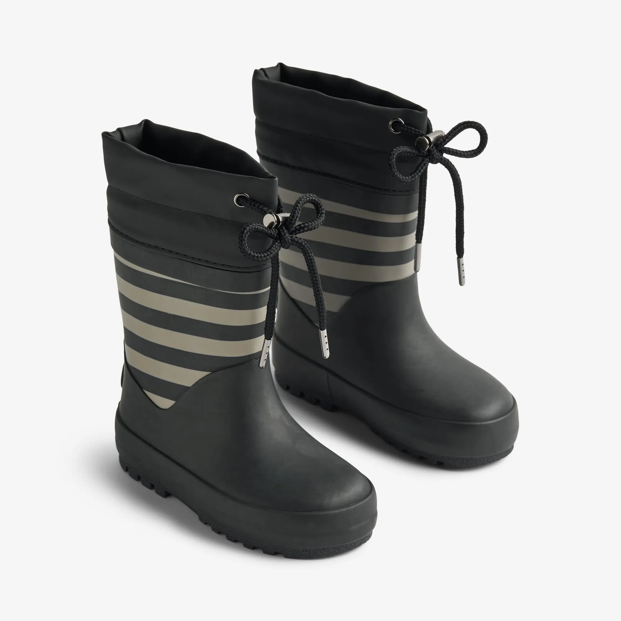 Rubber Boot Thermo Print - black stripe