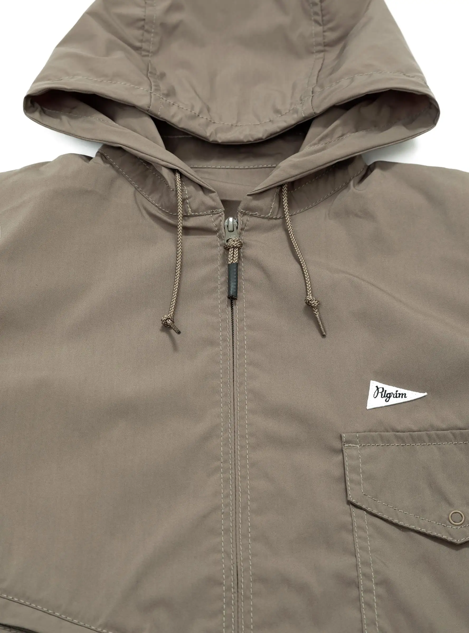 Russel Zip Parka Driftwood Brown