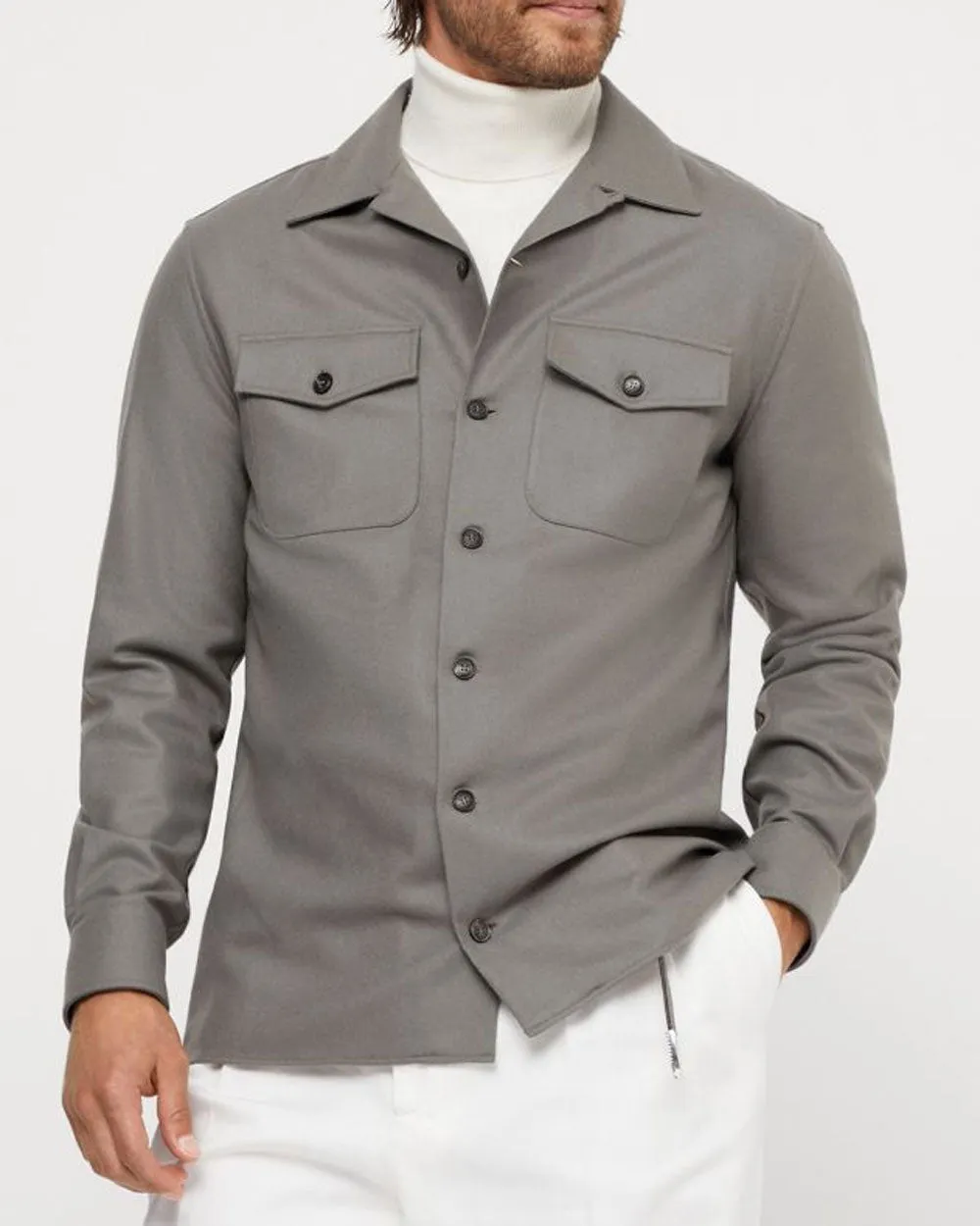 Sage Green Flannel Sportshirt