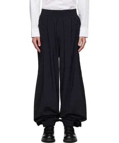 SAGE NATION Black Fossil Track Pants